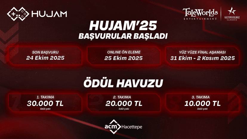 HUJAM'25 (Hacettepe Üniversitesi Game Jam)